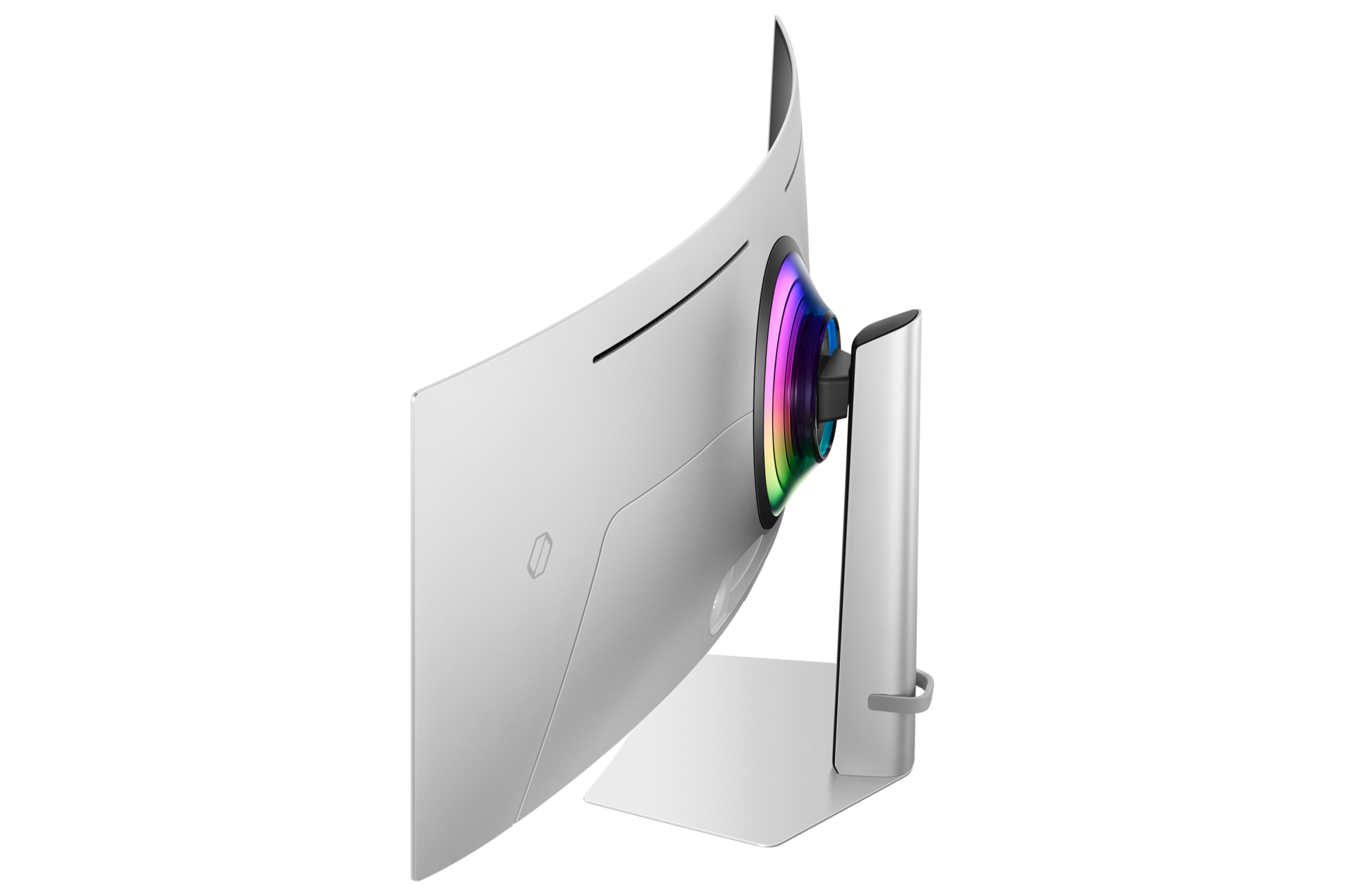 49" Odyssey OLED G9 G93SD DQHD 240Hz Gaming Monitor Back-Dynamic-High Silver 