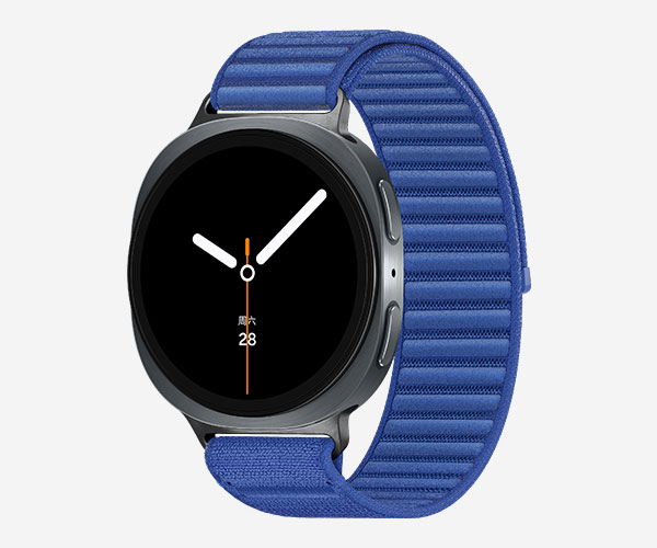 蓝色织物尼龙表带