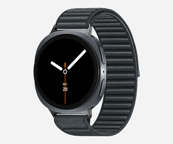 深灰色织物尼龙表带