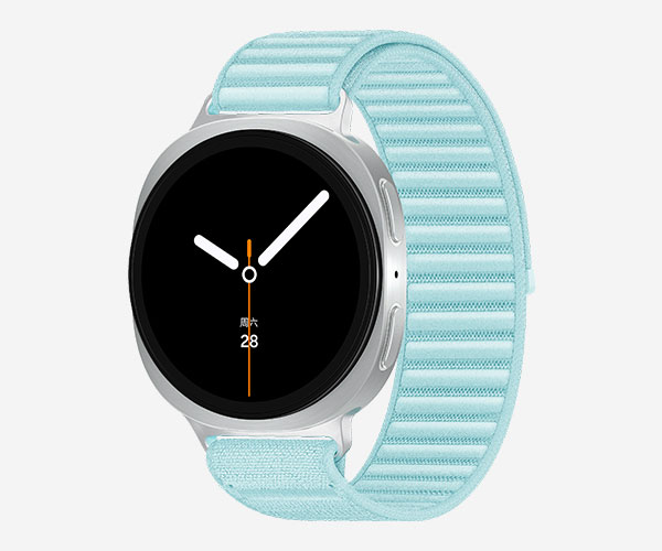 薄荷绿色织物尼龙表带