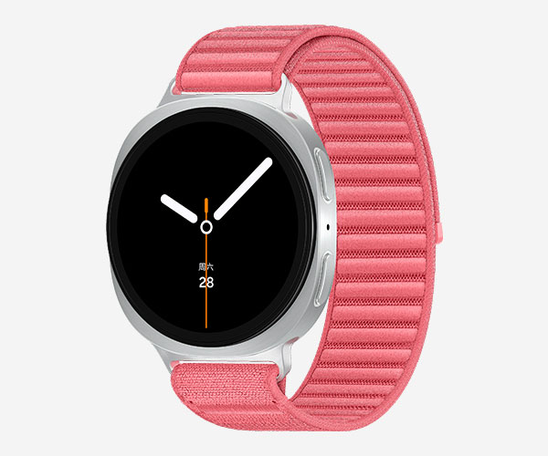 红色织物尼龙表带