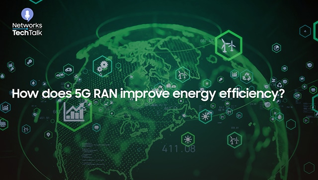 How does 5G RAN improve energy efficiency?