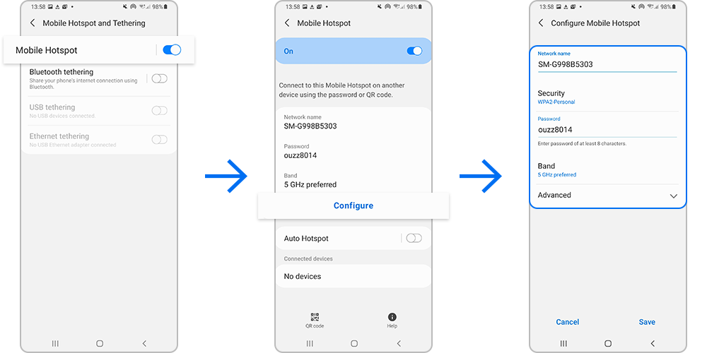 How to use and configure a Mobile Hotspot on your Galaxy phone Samsung NZ