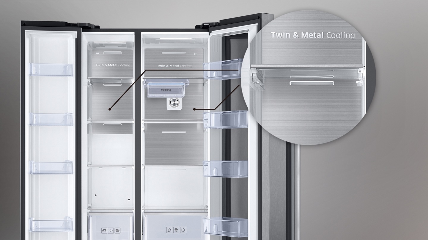 叠式双开门冰箱 蝶门·美食窗系列 rh62n6070b1 | rh62n6070b1/sc