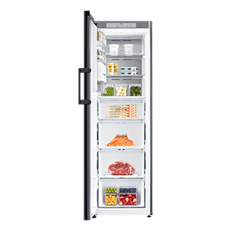 front-open-with-food Ivory White