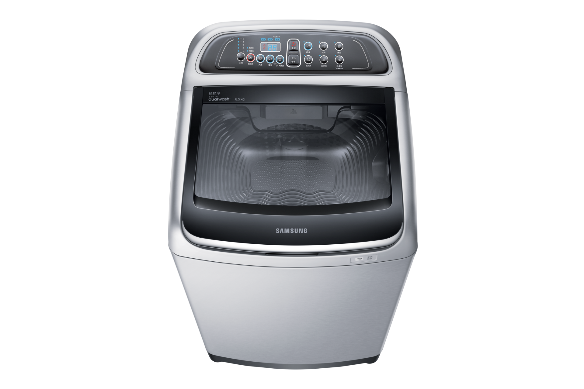 揉揉净系列波轮洗衣机8.5kg 银色XQB85-D86S | XQB85-D86S/SC