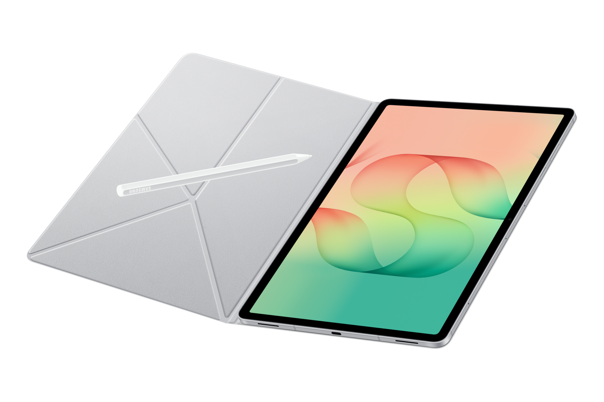 Galaxy Tab S12+ 折叠支架皮套 Dynamic4 White 