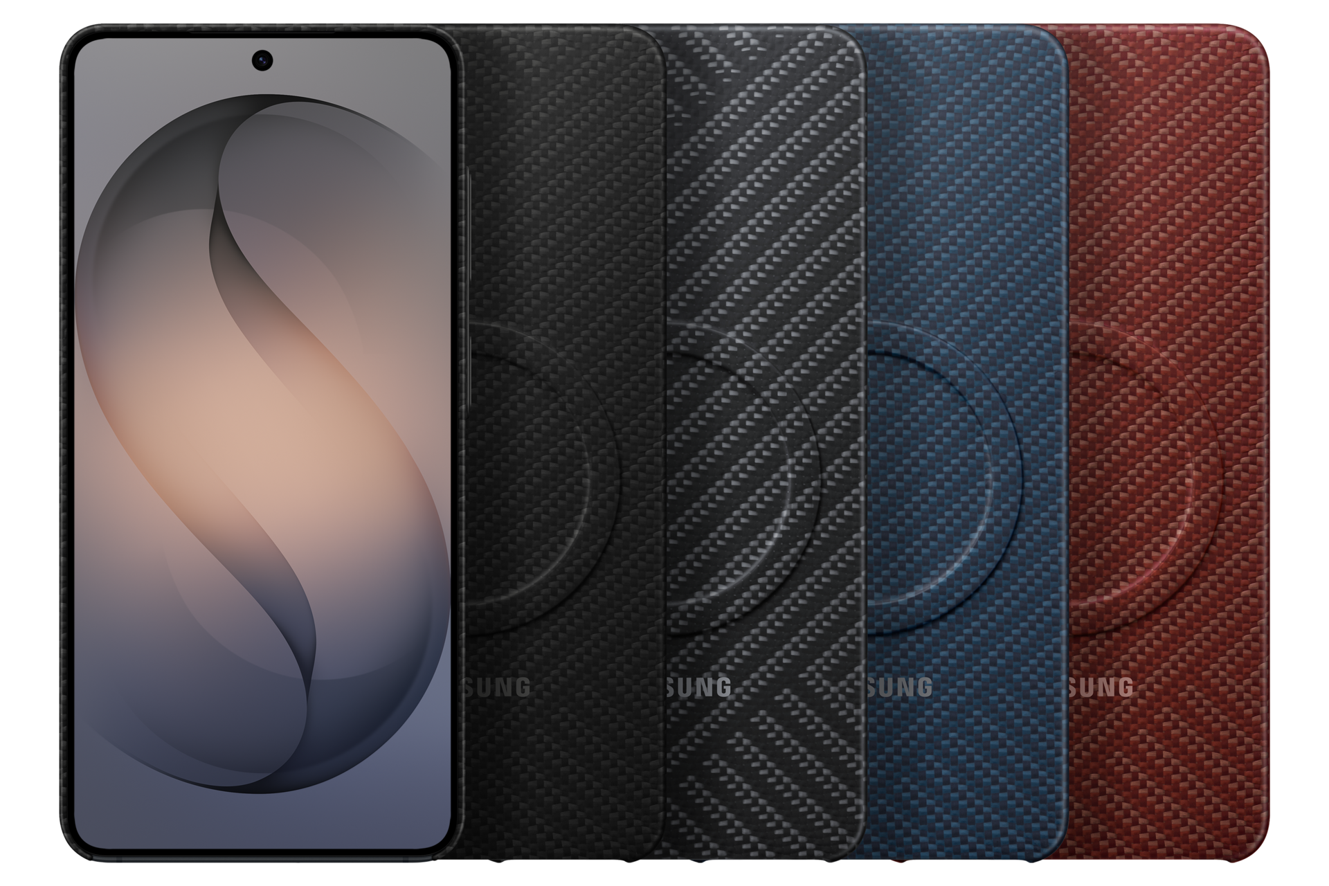 S26 凯夫拉磁吸保护壳 Set-Cut Red 