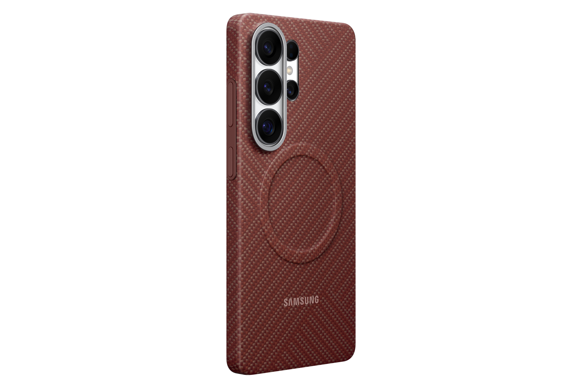 S26 Ultra 凯夫拉磁吸保护壳 Dynamic Red 