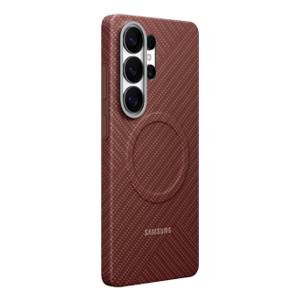 S26 Ultra 凯夫拉磁吸保护壳 Dynamic Red 