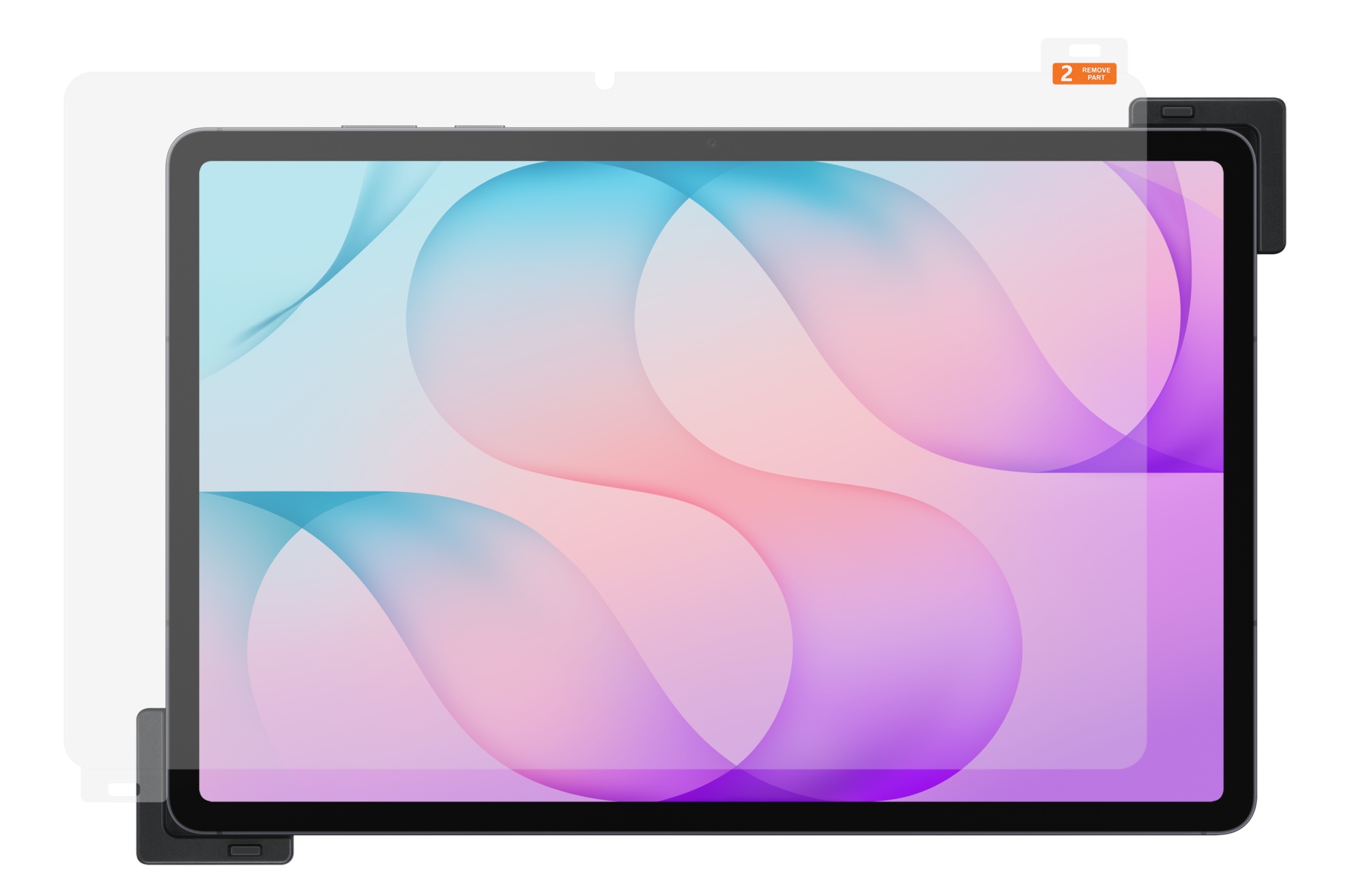 Galaxy Tab S12+ 防反射屏幕保护膜 Set-Cut Transparent 