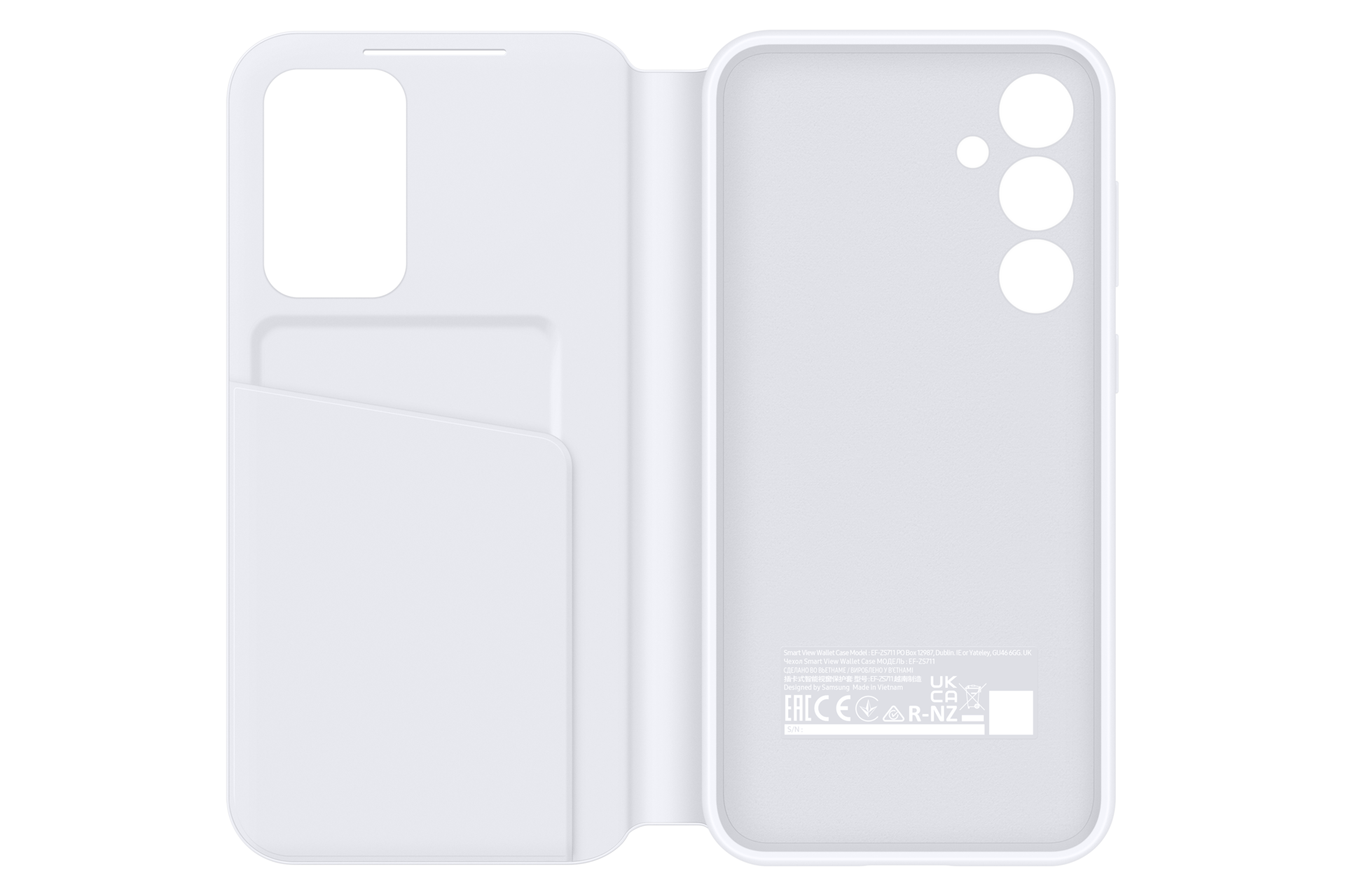 front-open-case-only White