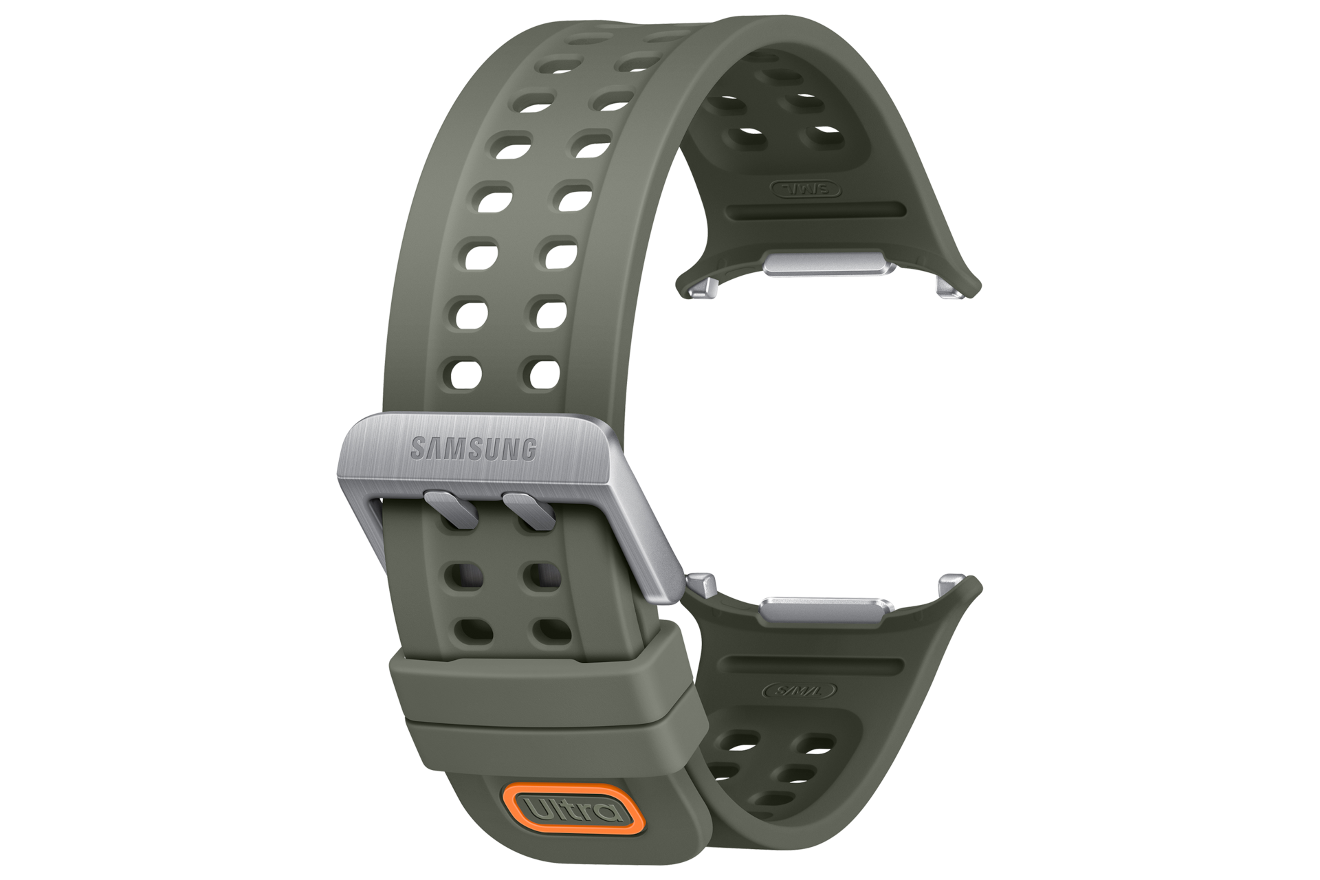 Galaxy Watch Ultra2 水上运动表带 Back-Perspective Olive 