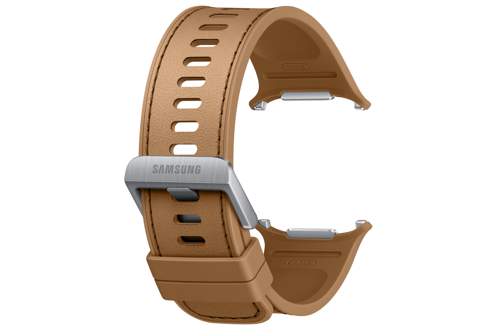 Galaxy Watch Ultra2 舒适生态皮表带 Back-Perspective Camel 