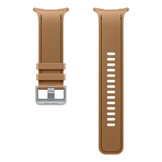 Galaxy Watch Ultra2 舒适生态皮表带 Front Camel 