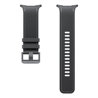Galaxy Watch Ultra2 舒适生态皮表带 Front Black 