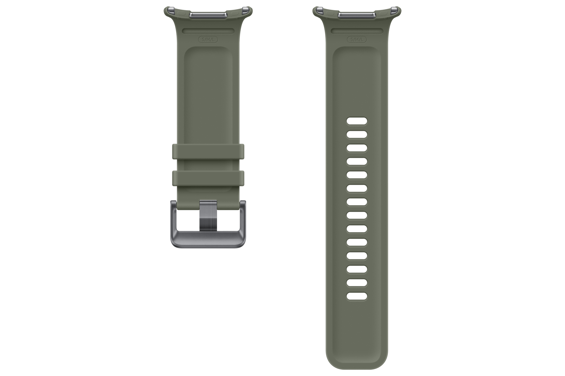 Galaxy Watch Ultra2 舒适生态皮表带 Back Olive 