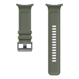 Galaxy Watch Ultra2 舒适生态皮表带 Back Olive 