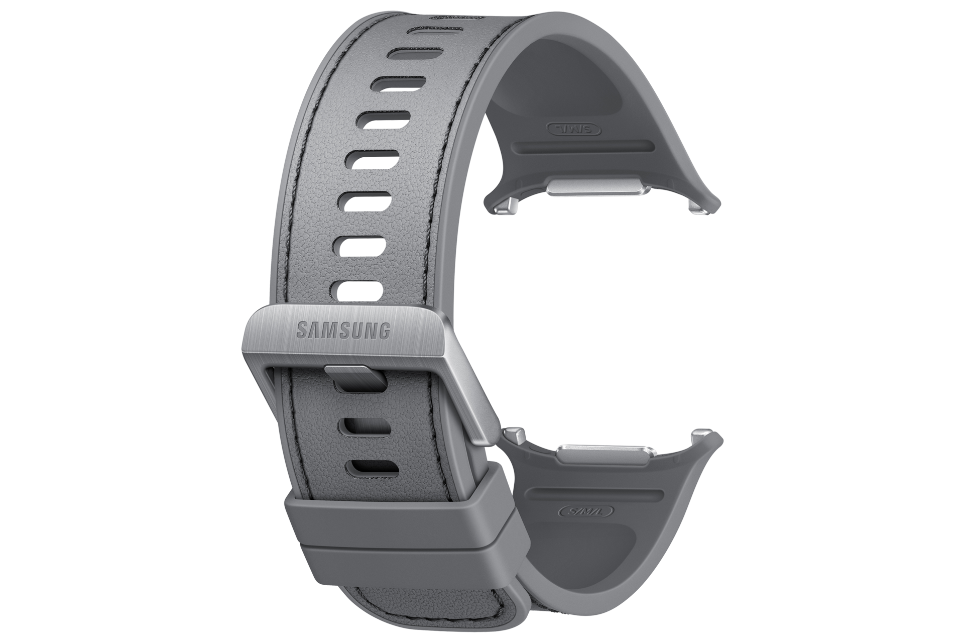 Galaxy Watch Ultra2 舒适生态皮表带 Back-Perspective Gray 