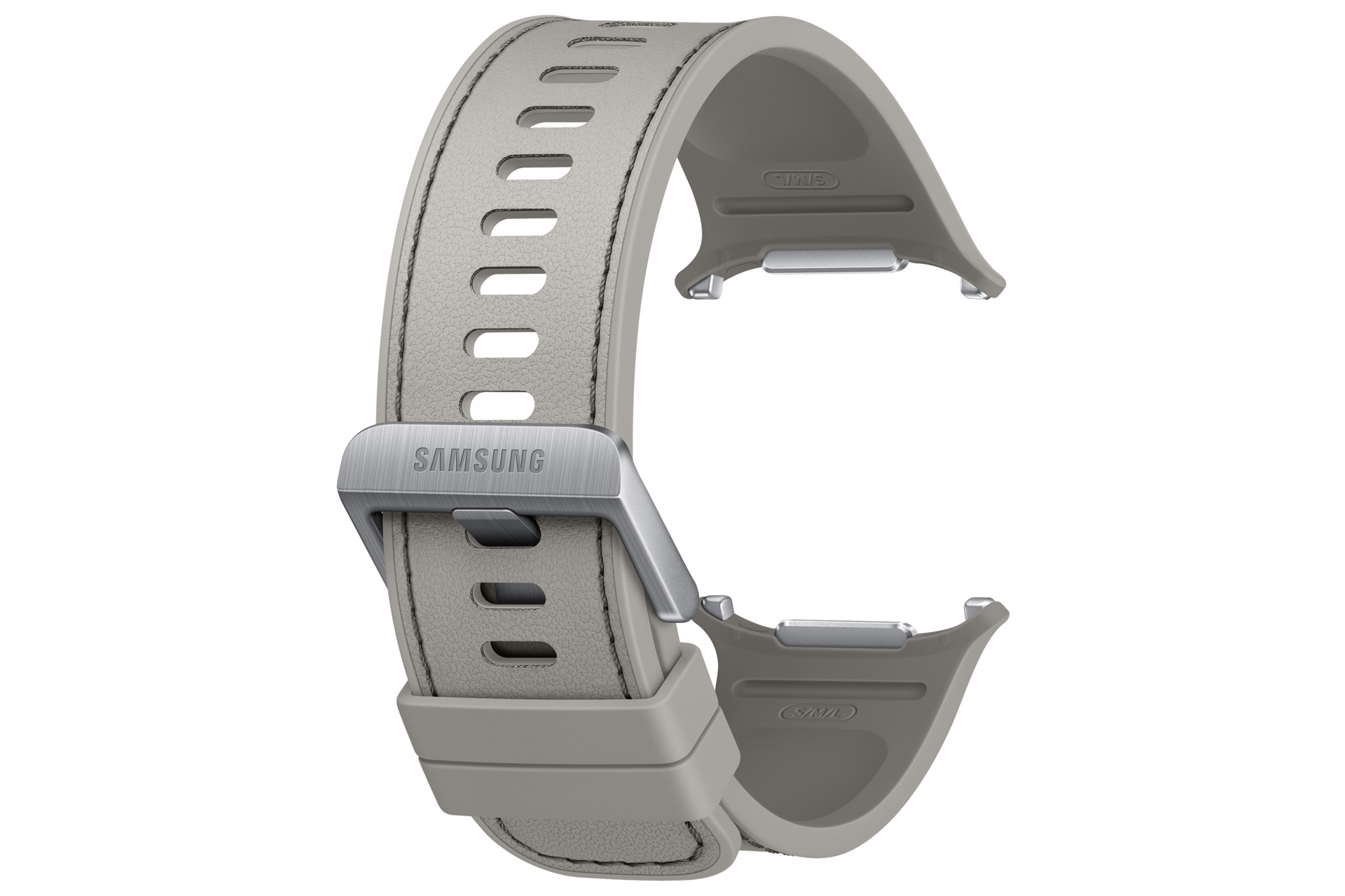 Galaxy Watch Ultra2 舒适生态皮表带 Back-Perspective Taupe 