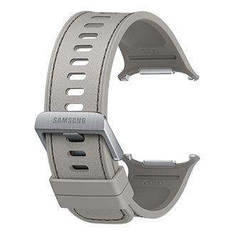 Galaxy Watch Ultra2 舒适生态皮表带 Back-Perspective Taupe 