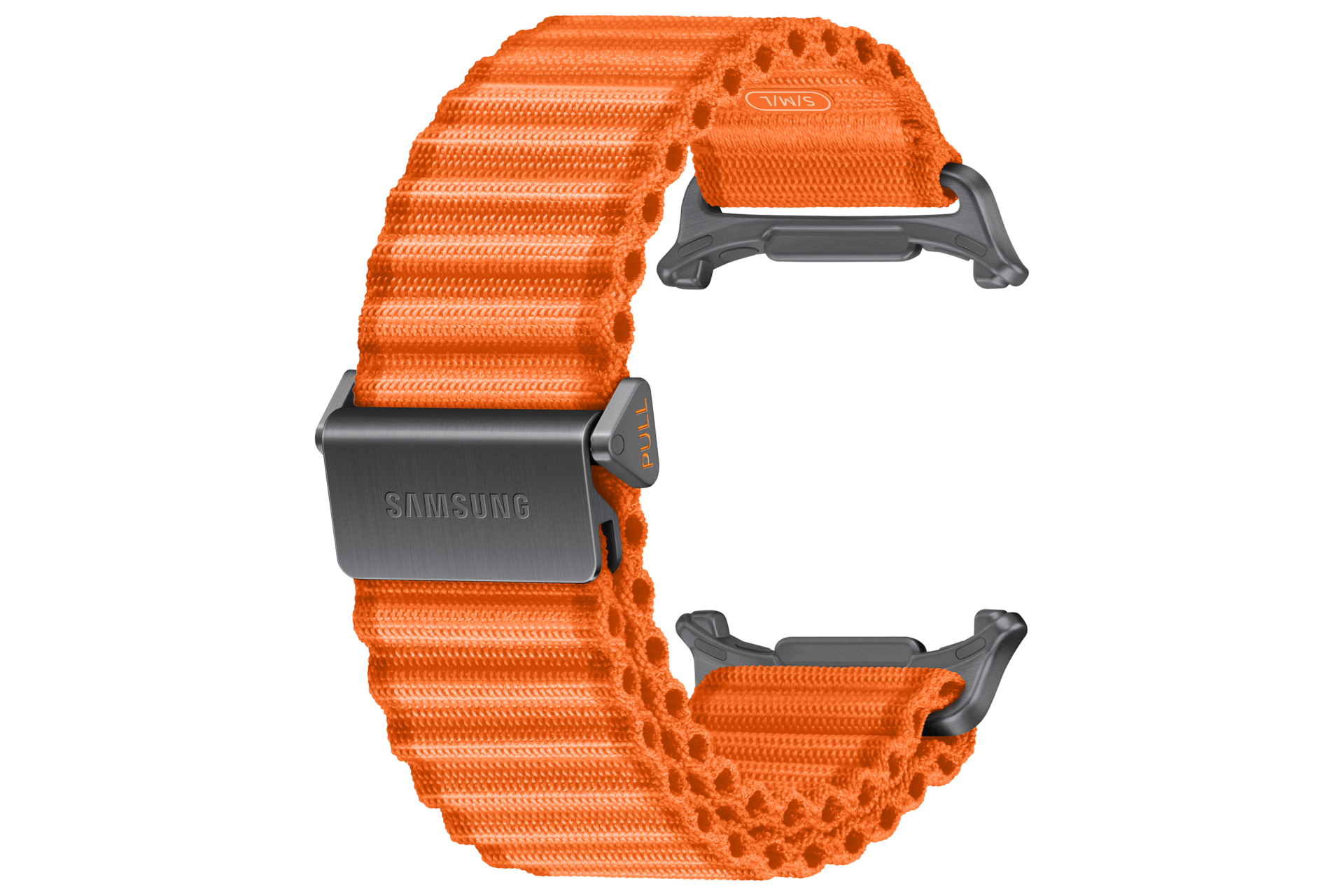 Galaxy Watch Ultra2 越野运动表带 Back-Perspective Orange 