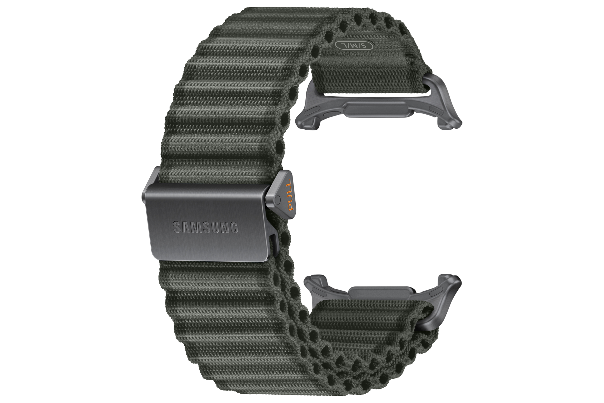 Galaxy Watch Ultra2 越野运动表带 Back-Perspective Olive 