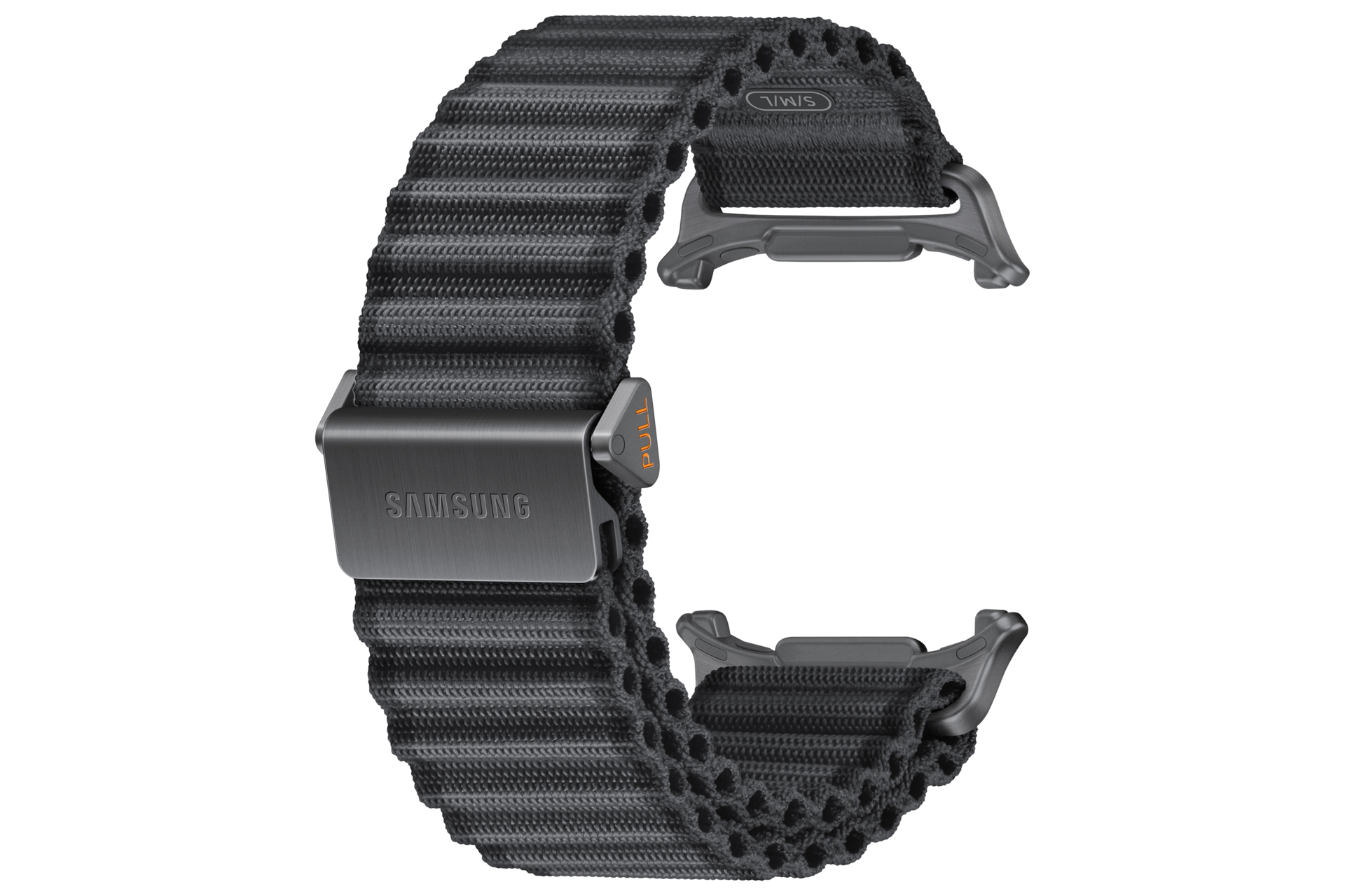Galaxy Watch Ultra2 越野运动表带 Back-Perspective Black 