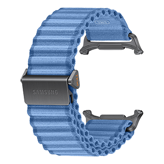 Galaxy Watch Ultra2 越野运动表带 Back-Perspective Blue 