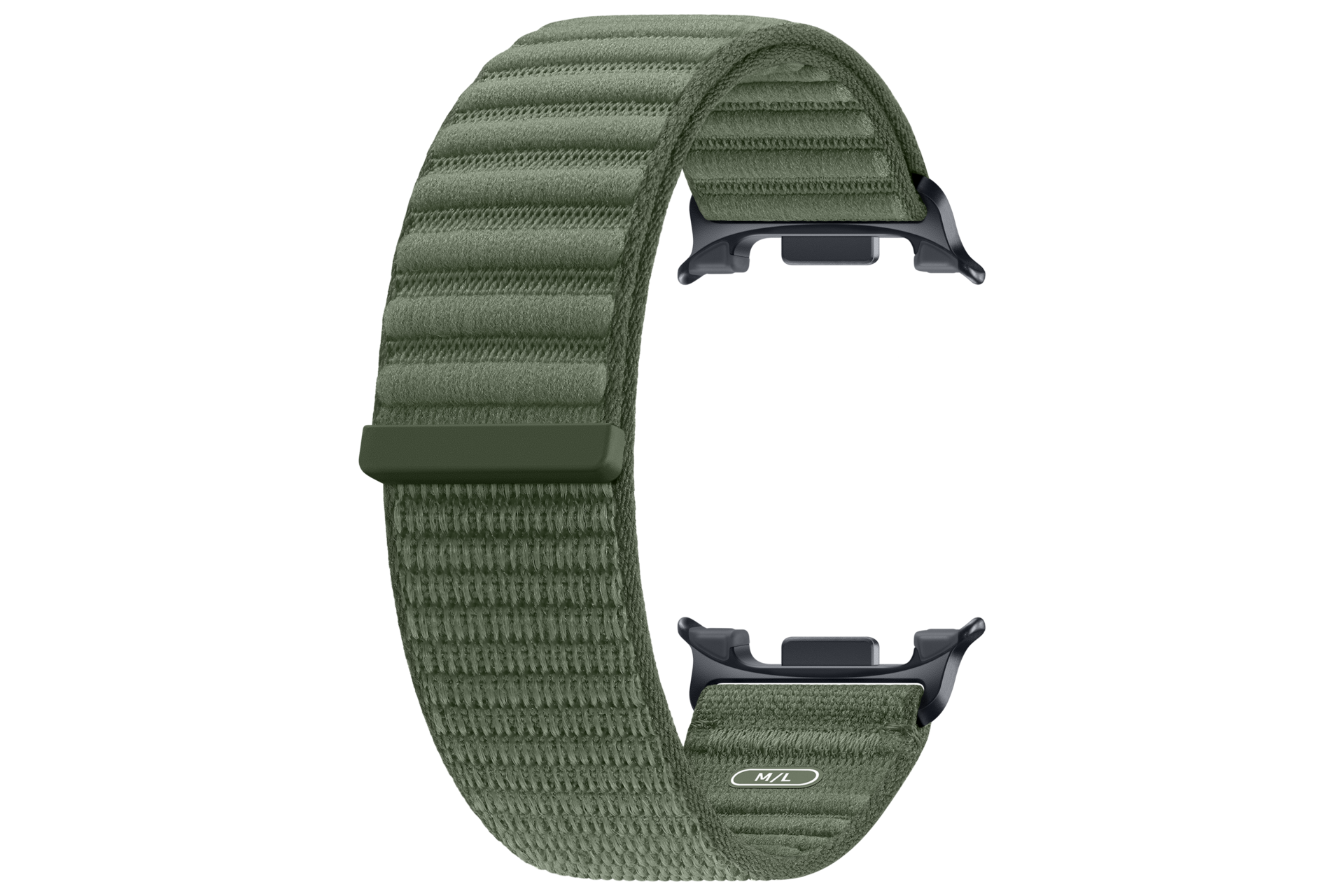  Galaxy Watch9 尼龙织物表带 Back-Perspective Olive 
