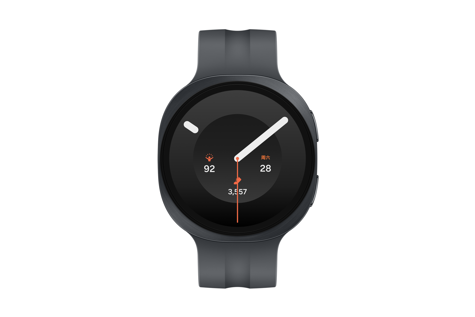 Galaxy Watch9 LTE版 44mm Front2 Graphite 