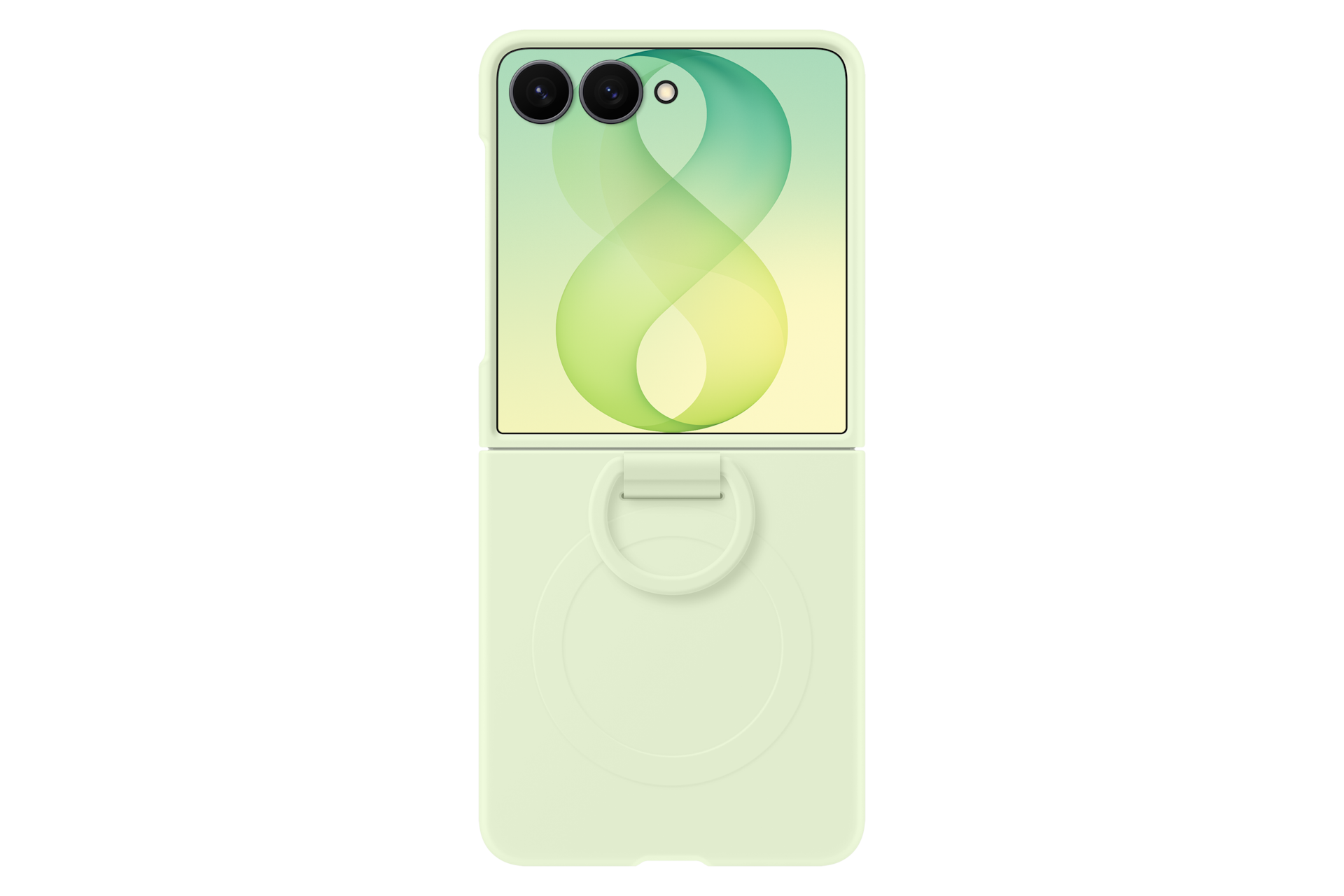 Galaxy Z Flip8 硅胶磁吸保护壳 Front2 Mint 