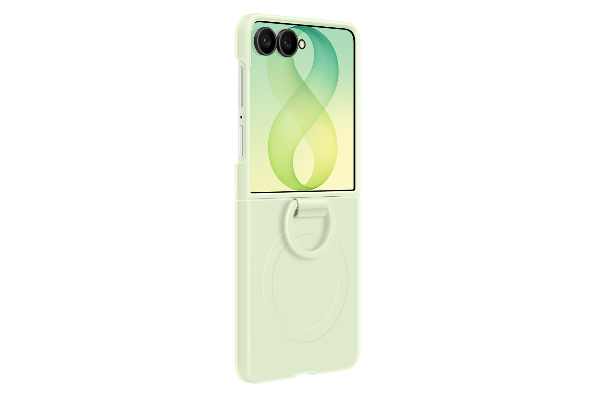 Galaxy Z Flip8 硅胶磁吸保护壳 Dynamic Mint 