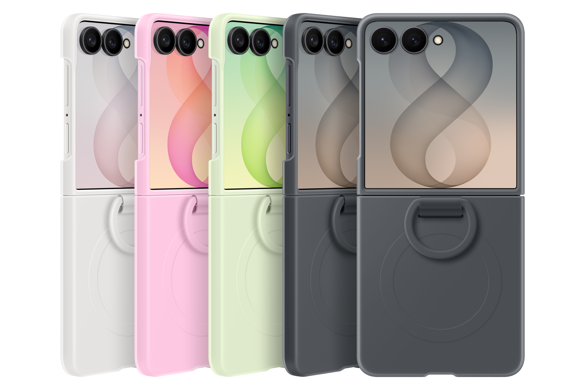 Galaxy Z Flip8 硅胶磁吸保护壳 Set-Cut Mint 