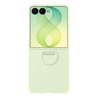 Galaxy Z Flip8 硅胶磁吸保护壳 Front2 Mint 