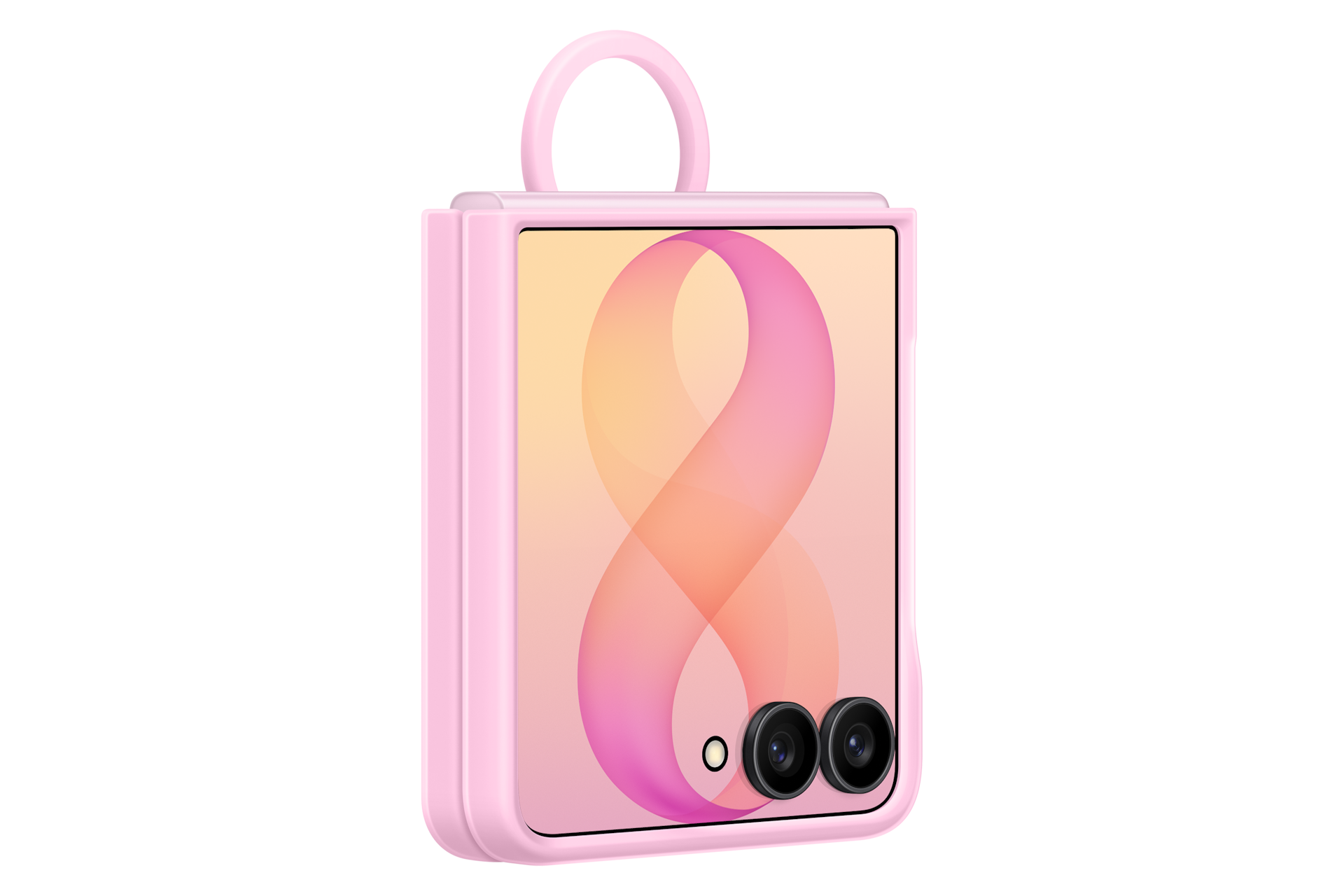 Galaxy Z Flip8 硅胶磁吸保护壳 Dynamic Pink 