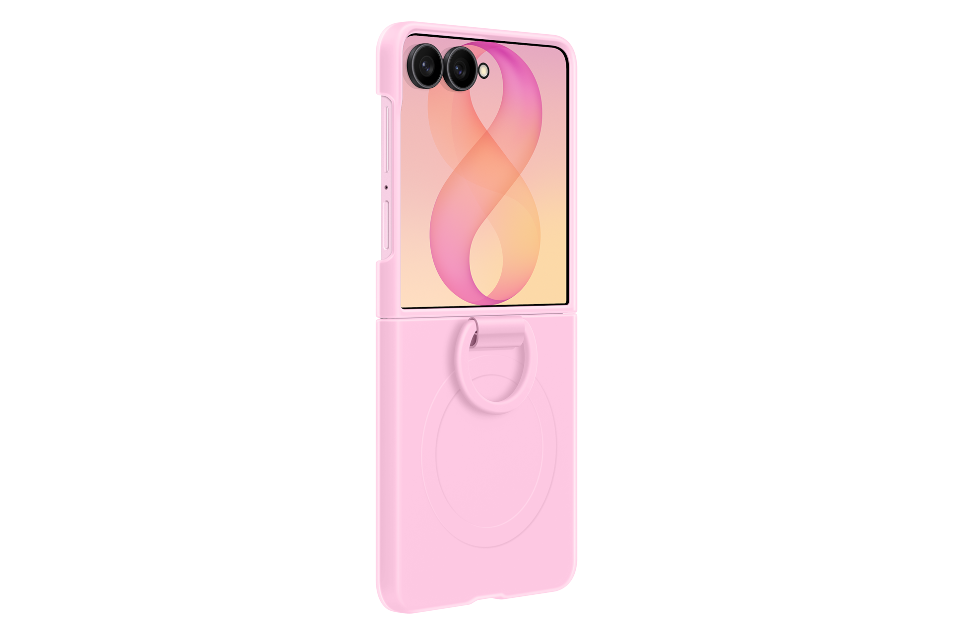 Galaxy Z Flip8 硅胶磁吸保护壳 Dynamic Pink 