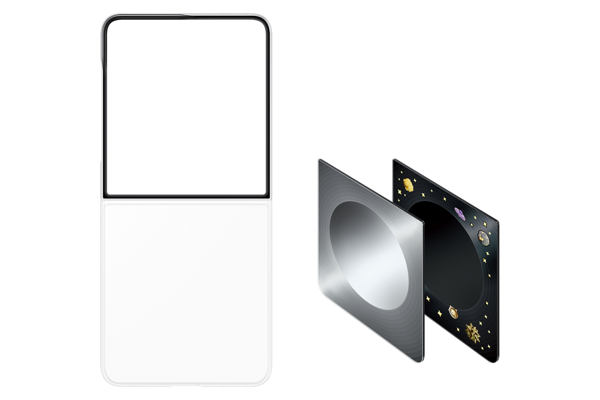 Galaxy Z Flip8 智能主题保护壳 Set-Cut Black 