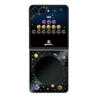 Galaxy Z Flip8 智能主题保护壳 Front2 Black 