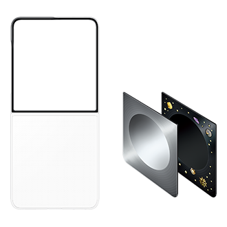 Galaxy Z Flip8 智能主题保护壳 Set-Cut Black 