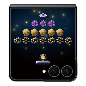 Galaxy Z Flip8 智能主题保护壳 Front Black 