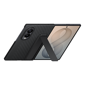 Galaxy Z Fold8 凯夫拉支架保护壳 Dynamic Black 