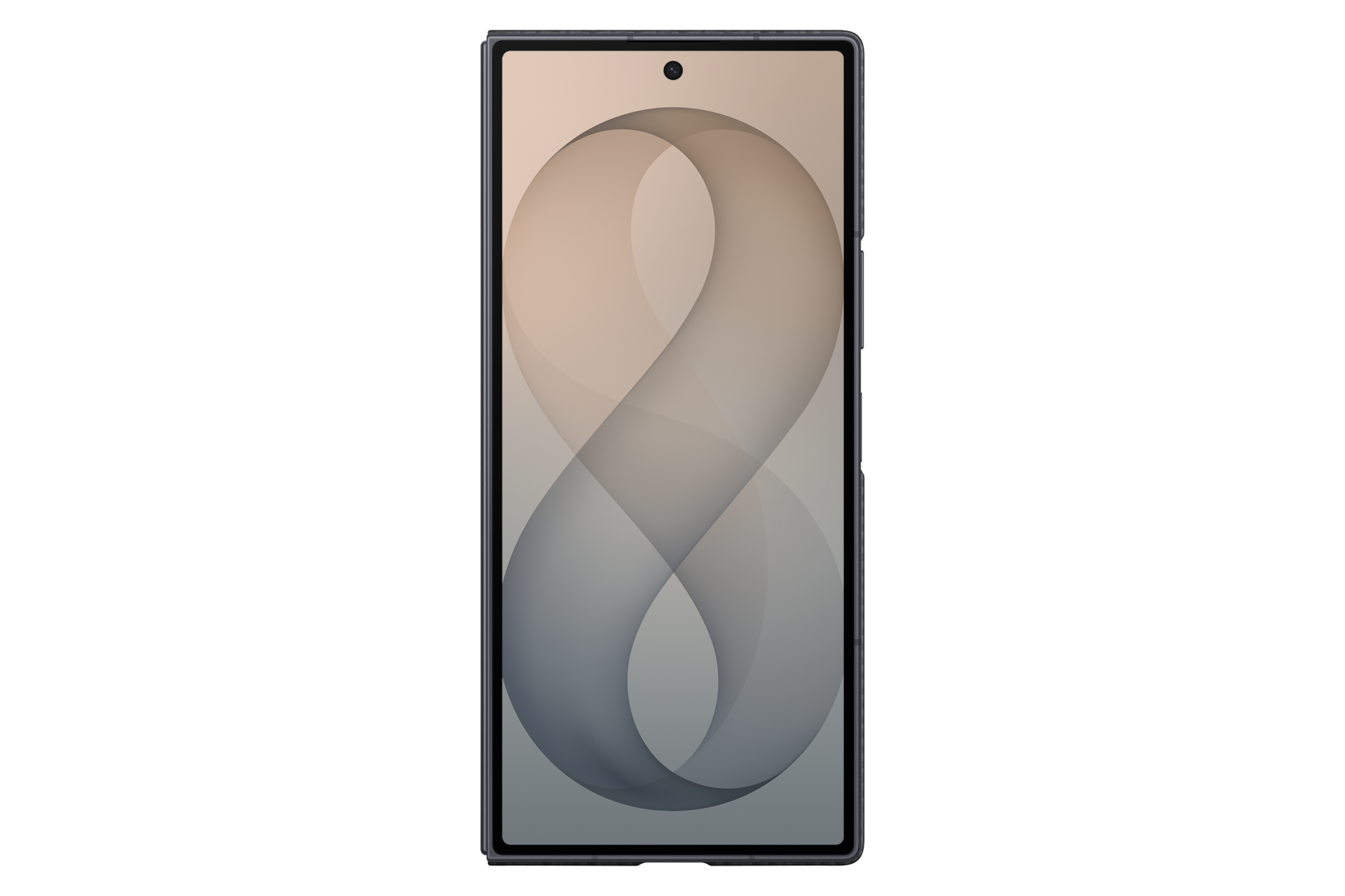 Galaxy Z Fold8 Ultra 凯夫拉支架保护壳 Front Black 