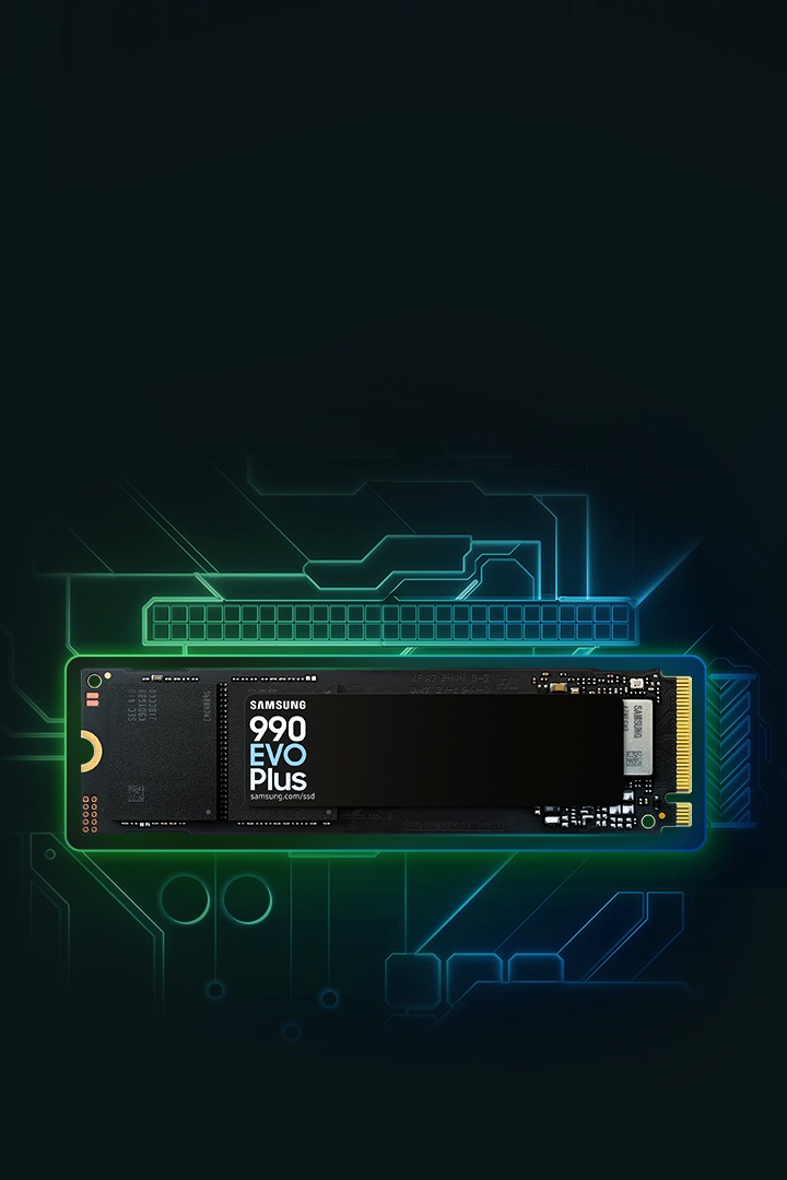 990 EVO Plus PCIe 4.0×4| 5.0×2 NVMe M.2 固态硬盘MZ-V9S4T0BW | 三星