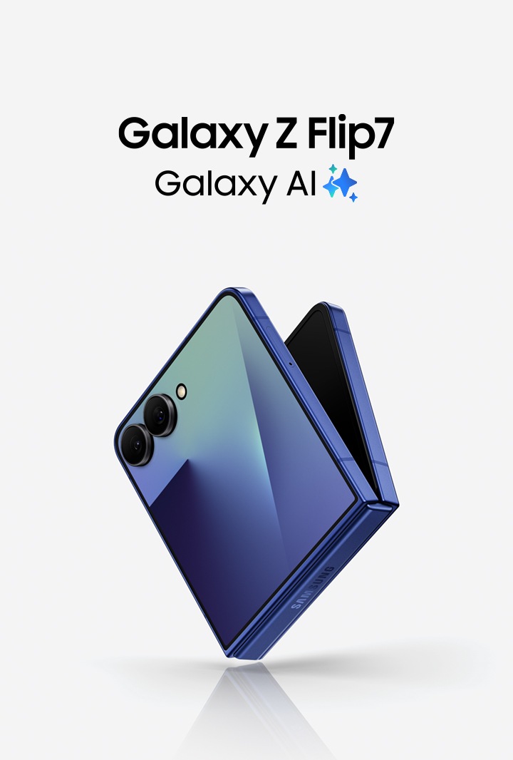 Samsung Galaxy 最新 Z Flip7 本体 国内版 Business | Galaxy Z Flip7 暗影蓝256 GB | SM-F7660DBACHC | 三星商务中国