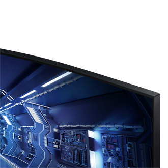 34" Curved Gaming Monitor With 165Hz Refresh Rate Detail4 Black 