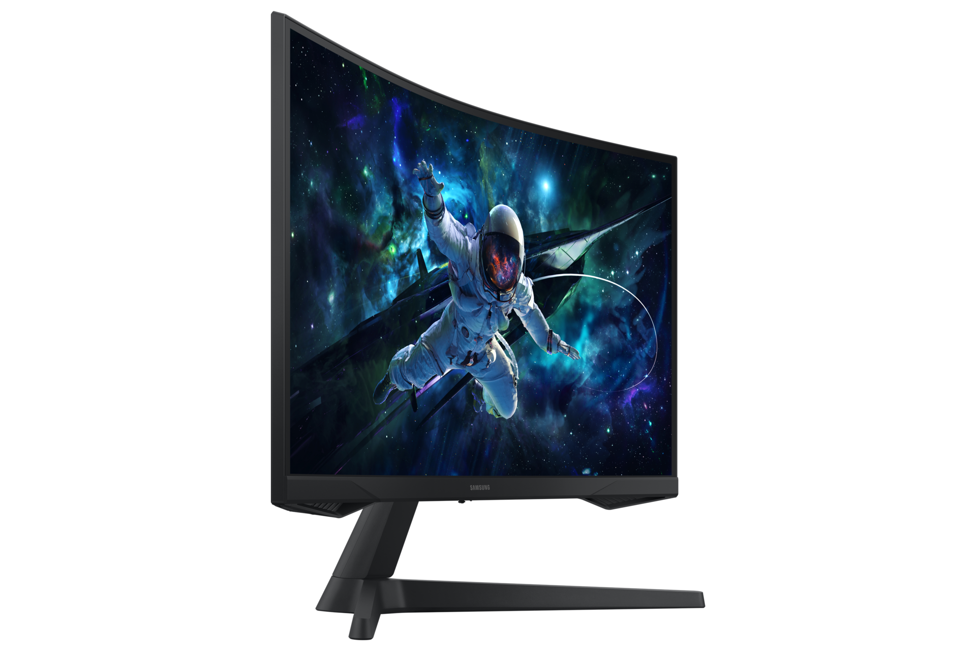 27" Odyssey G5 G55C QHD 165Hz Curved Gaming Monitor L-Dynamic Black 