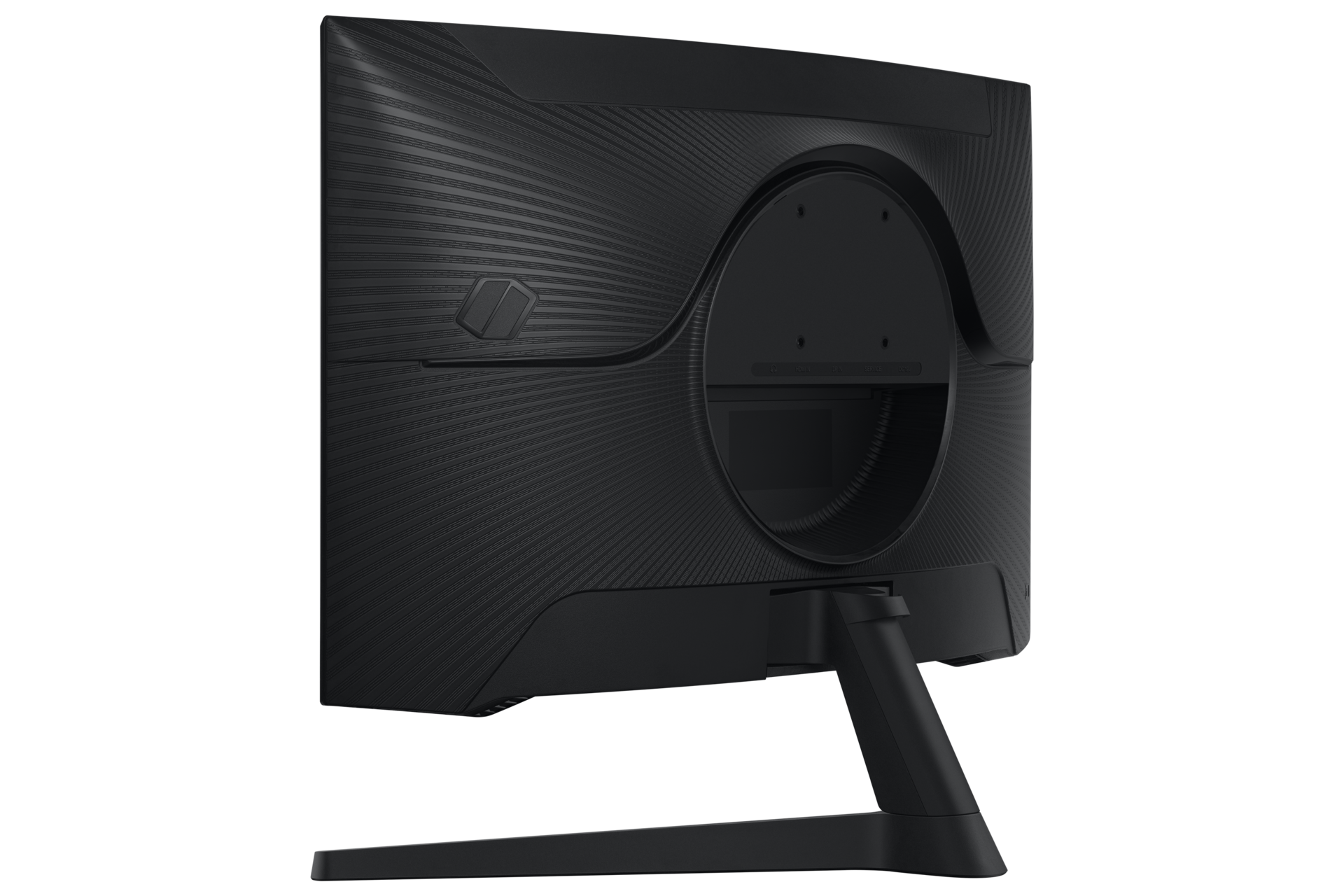 27" Odyssey G5 G55C QHD 165Hz Curved Gaming Monitor Back-L-Dynamic Black 