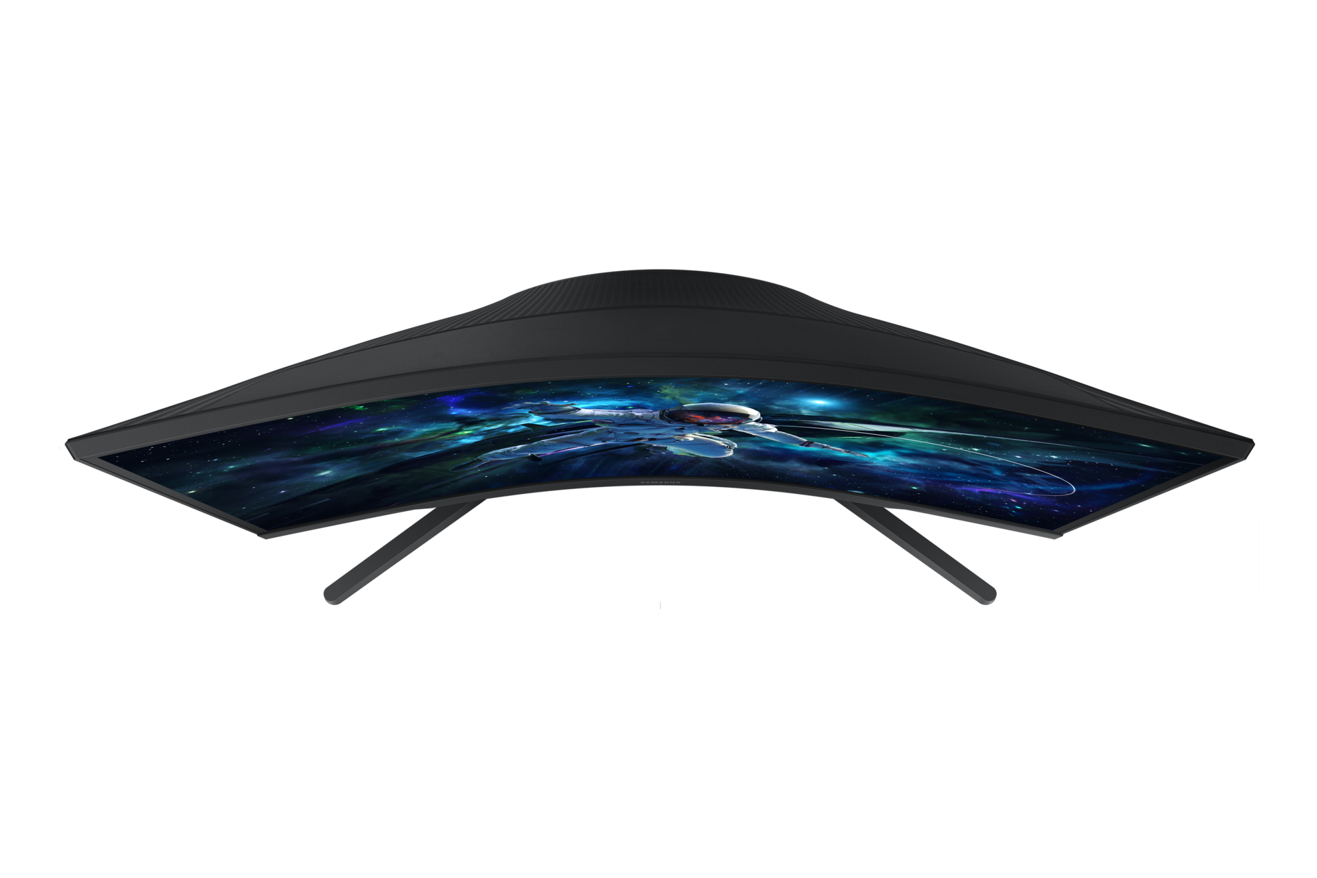 27" Odyssey G5 G55C QHD 165Hz Curved Gaming Monitor Top Black 