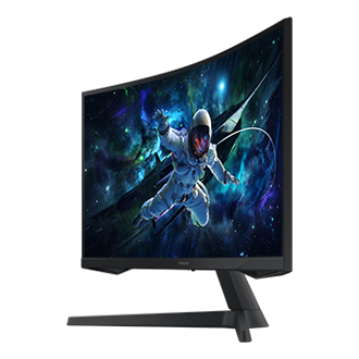 27" Odyssey G5 G55C QHD 165Hz Curved Gaming Monitor R-Dynamic Black 